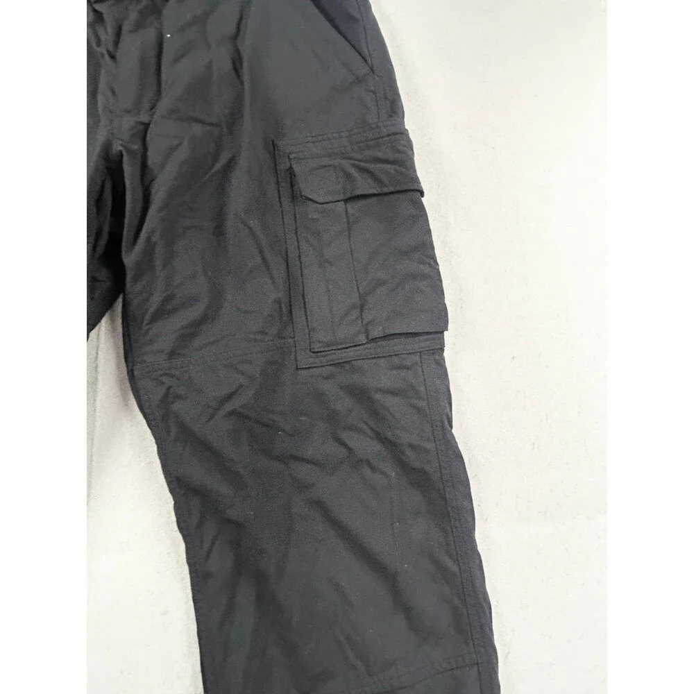 Duluth Trading Dry On The Fly Cargo Pant Mens Black Stretch Relaxed Fit